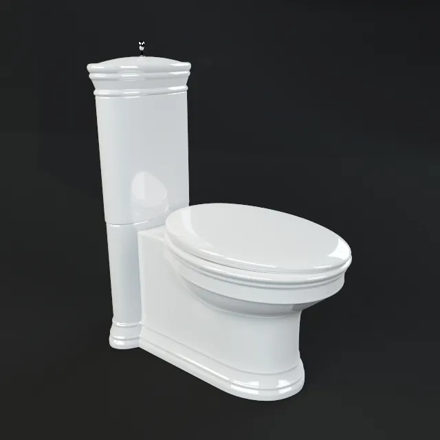 bathroom – Villeroy & Boch toilet 855 3ds Max