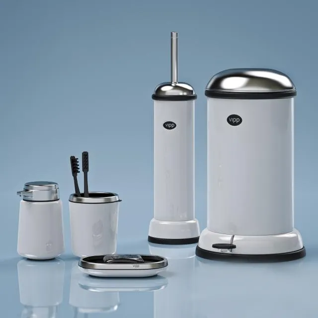 bathroom – Vipp bath accessories 3ds Max