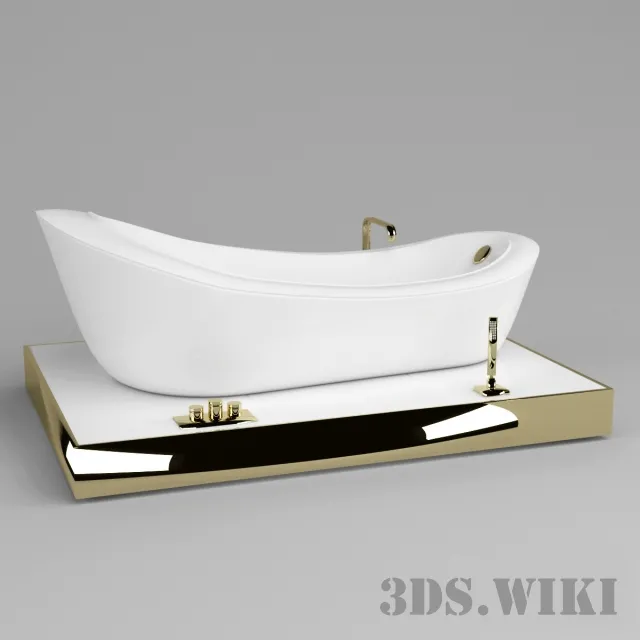 bathroom – VISIONNAIRE bathtub 3ds Max