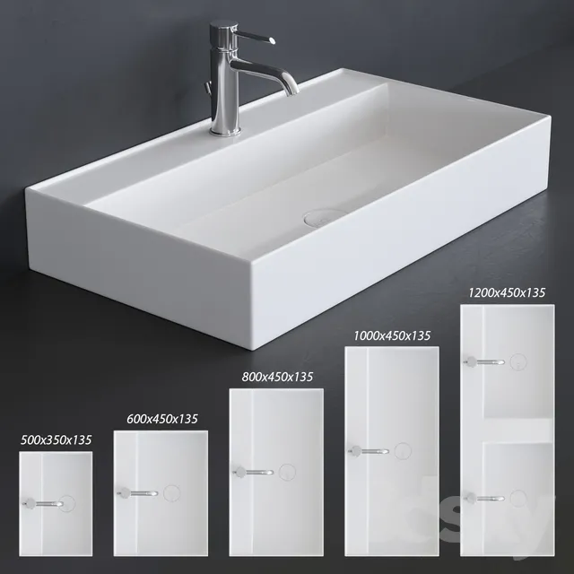 BATHROOM – WASH BASIN – 3D MODELS – 3DS MAX – FREE DOWNLOAD – 2744