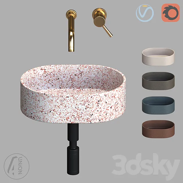 BATHROOM – WASH BASIN – 3D MODELS – 3DS MAX – FREE DOWNLOAD – 2820