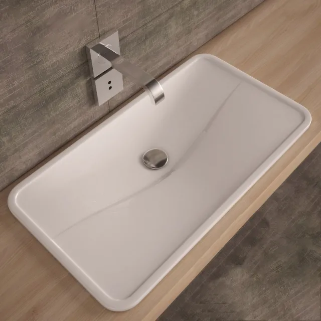 bathroom – Washbasin Alape UB.TA700. Mixer – Grohe Allure E 3ds Max