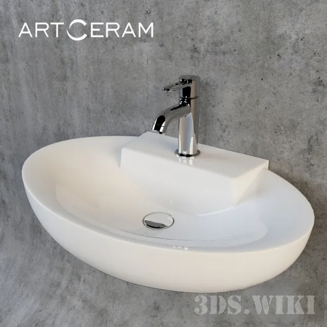 bathroom – Washbasin Art Ceram Minimax 3ds Max