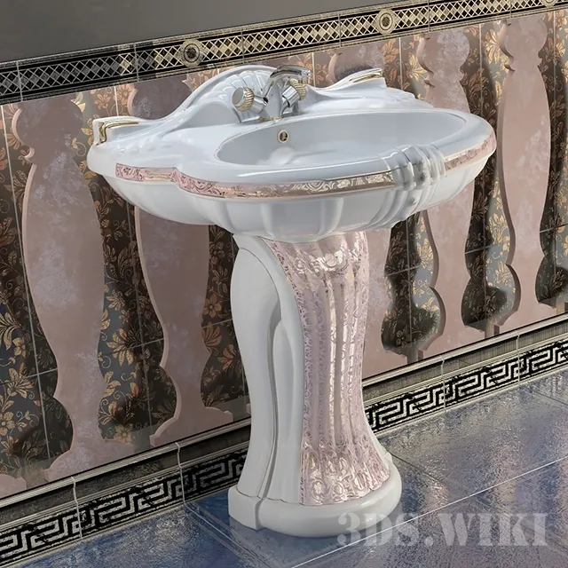 bathroom – Washbasin Ceramic Ala New Lord 3ds Max