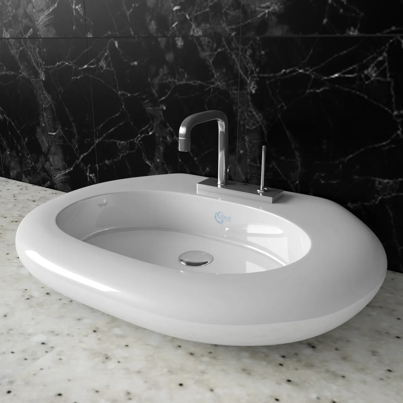 bathroom – Washbasin Falper Bauletto 68 3ds Max
