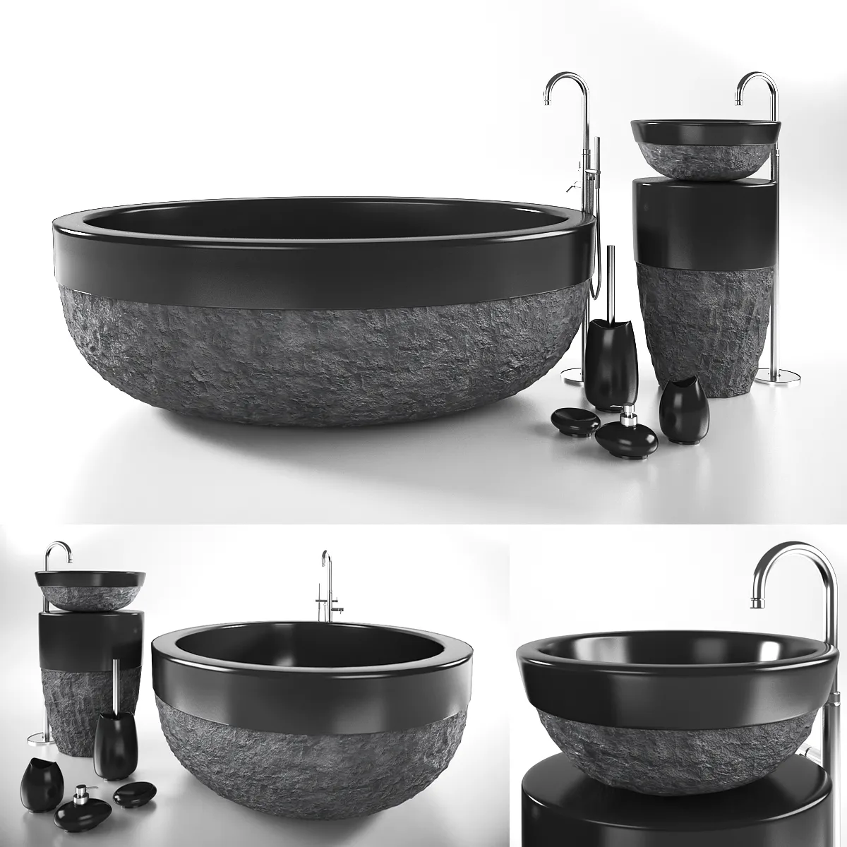 bathroom – Washbasin Grohe Allure E 02 3ds Max