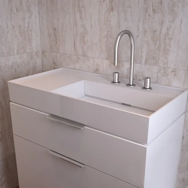 bathroom – Washbasin Kartell By Laufen 810 339 3ds Max