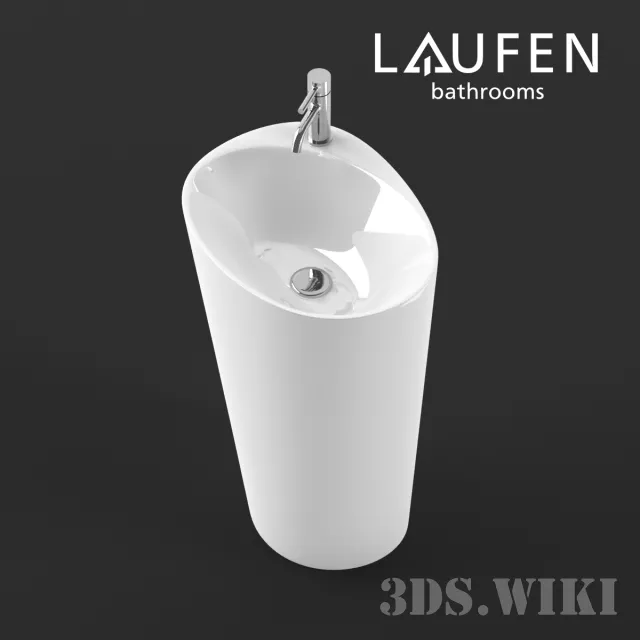 bathroom – Washbasin Laufen Palomba Freestanding 3ds Max