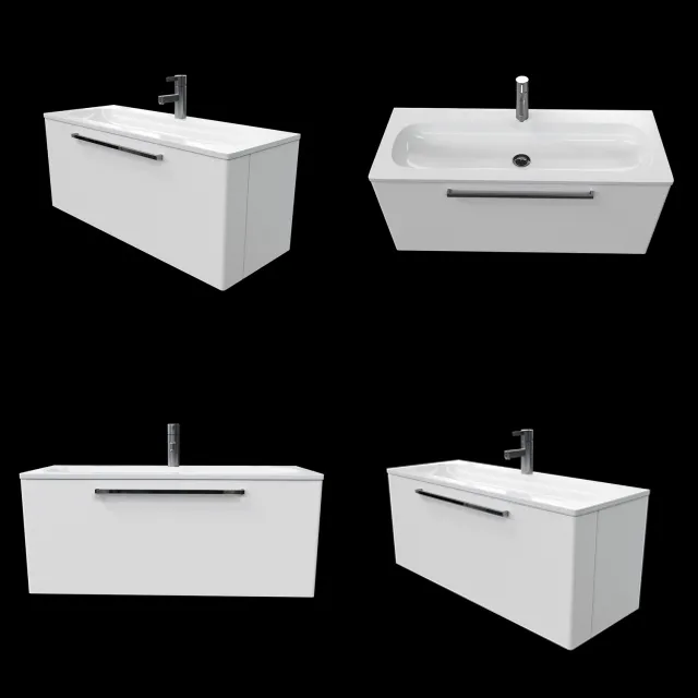 bathroom – Washbasin Ravak Ring 3ds Max