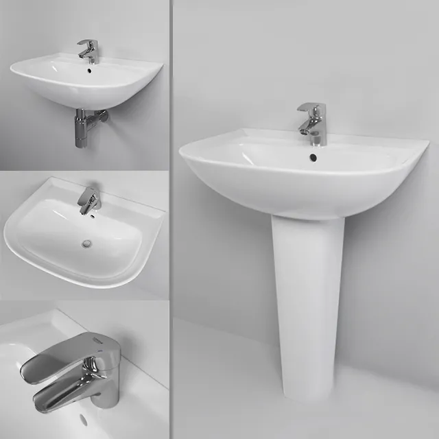 bathroom – Washbasin Roca Ria 09 3ds Max