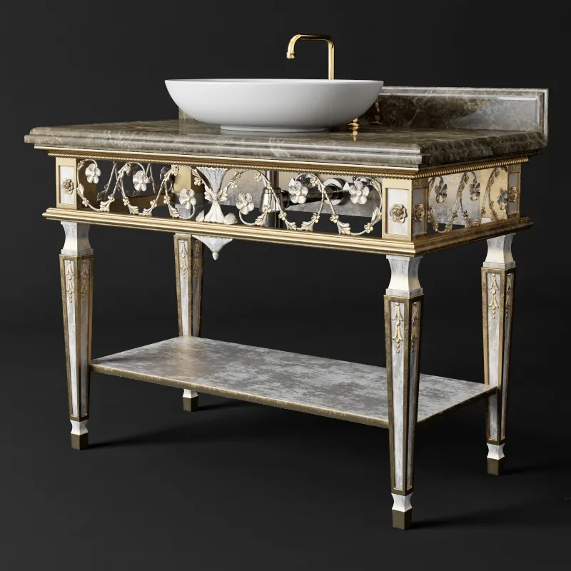 bathroom – Washbasin Standard Esco 03 3ds Max