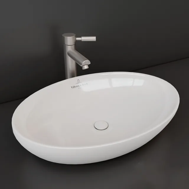 bathroom – Washbasin Villeroy and Boch Artis 419861R1 3ds Max