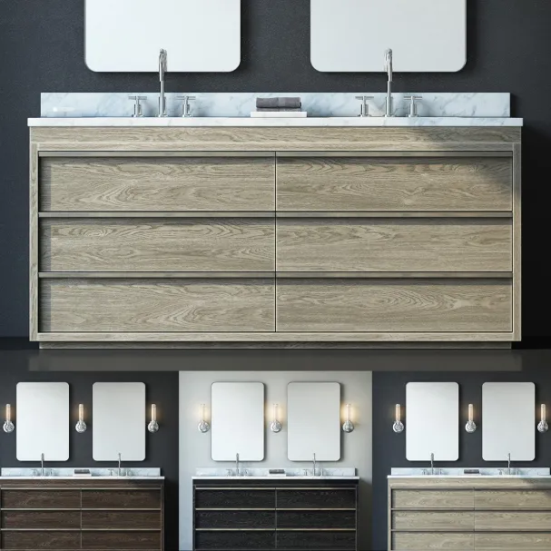 bathroom – Washbasins Bezier 15 3ds Max