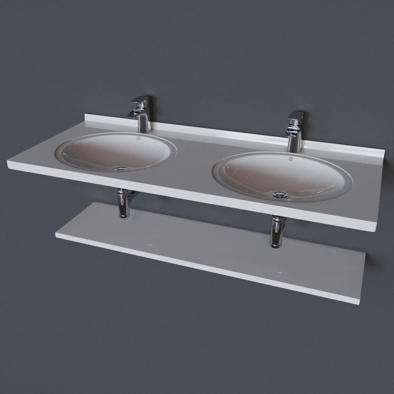 bathroom – Washbasins Color-Style Prima 140 3ds Max