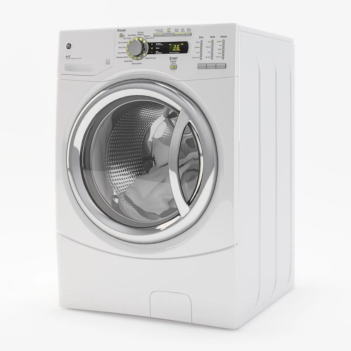 bathroom – Washer GE 4.1 DOE CU. FT 3ds Max