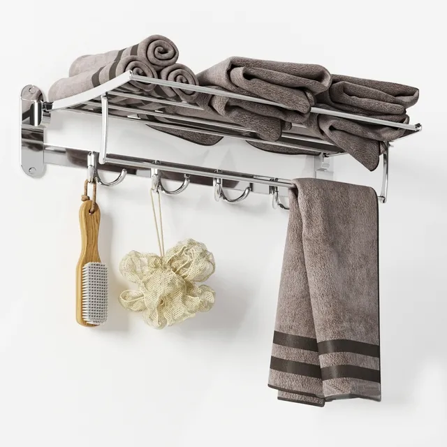 bathroom – Zangra Foldaway Towel Rack 3ds Max