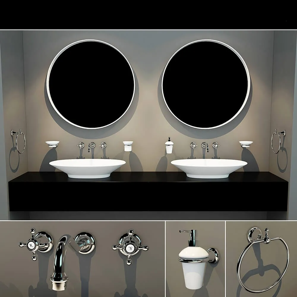 bathroom – Zucchetti. KOS collection Agora 3ds Max