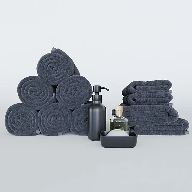 Bathroom_ accessories 3ds Max