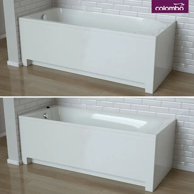 Baths Accent Fortune with universal front and side panels Colombo 3dsMax Model