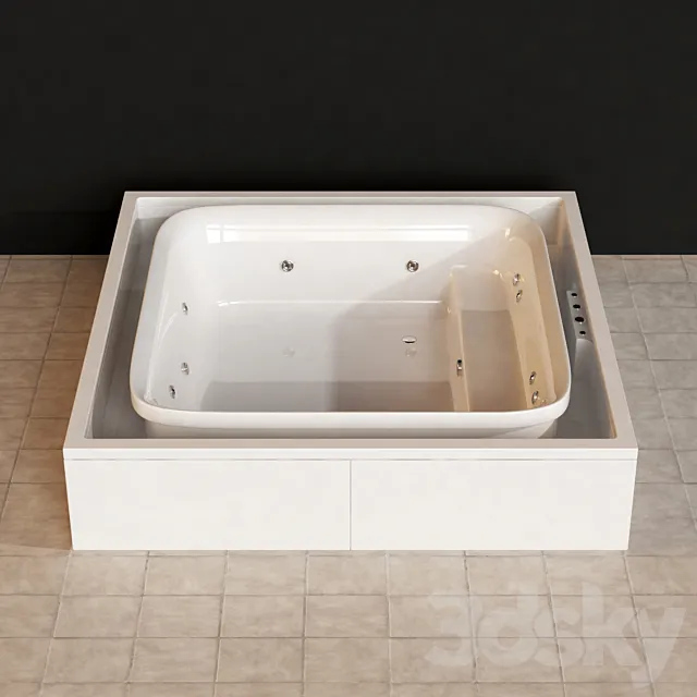 Bathtub Chi 3DS Max Model