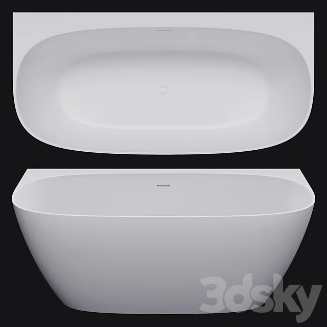 Bathtub Salini SOFIA WALL 180 3dsMax Model