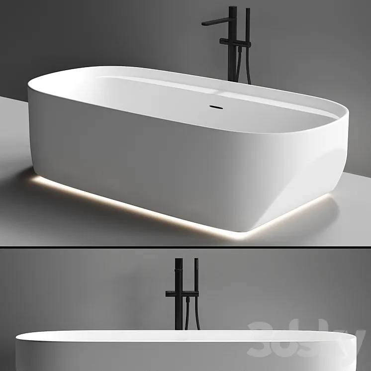 Bathtub SLED by ANTONIO LUPI 3DS Max Model