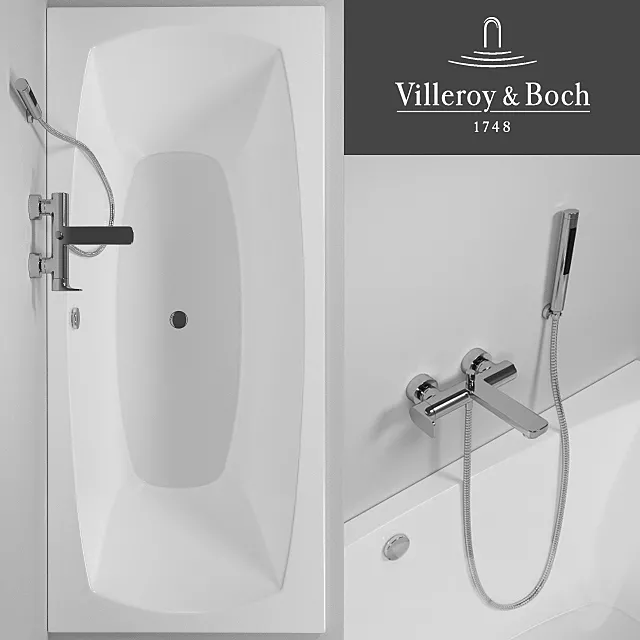 Bathtub Villeroy & Boch My Art Duo 3DSMax File