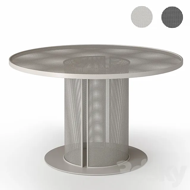 Bauhaus Dining Table 3DS Max Model