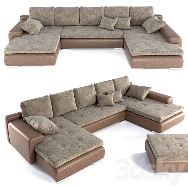 Baur Sofa 3DS Max Model