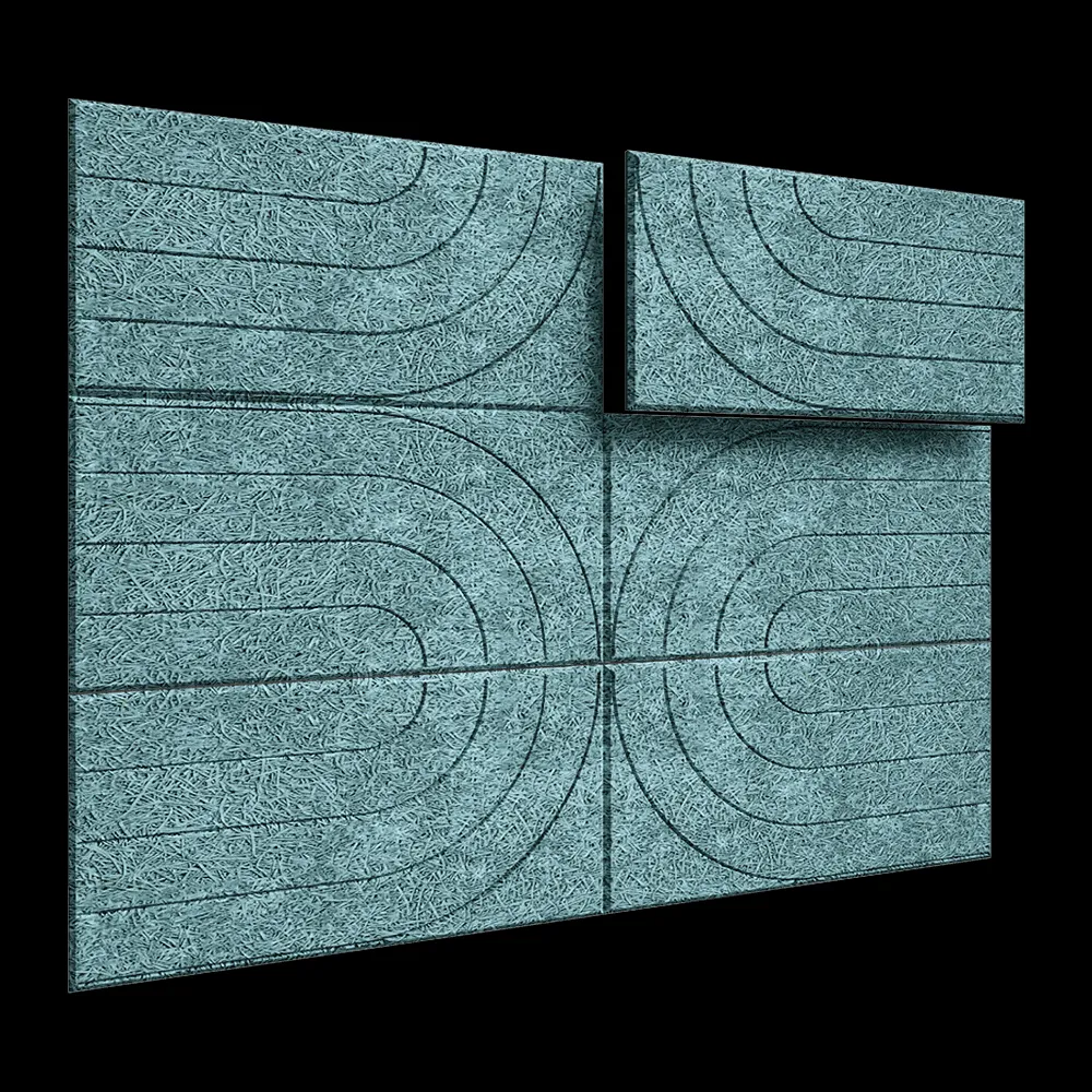 BAUX – Acoustic panel Wood Wool Curve 3ds Max