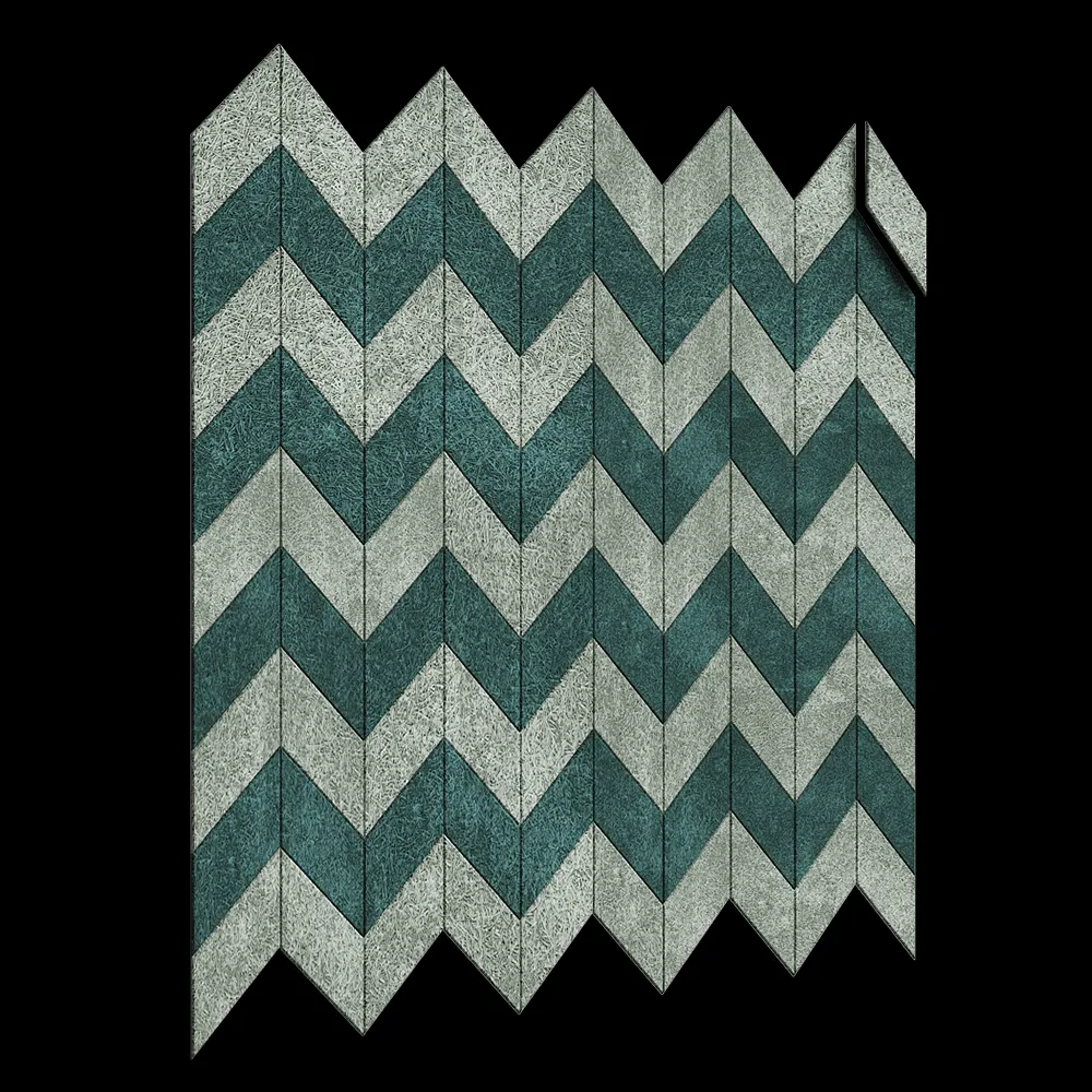 BAUX – Acoustic panel Wood Wool Parallelogram Large 3ds Max