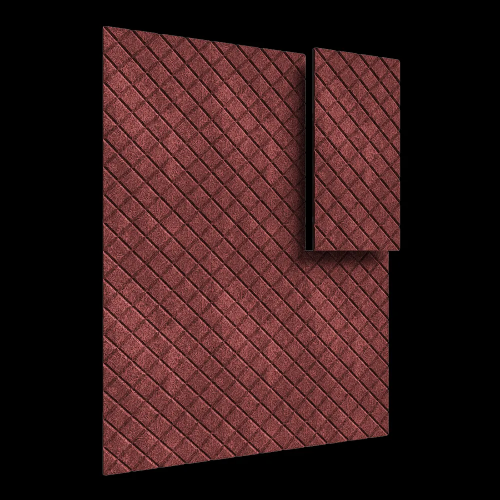 BAUX – Acoustic panel Wood Wool Quilted 3ds Max
