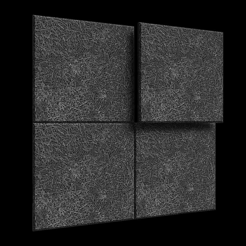 BAUX – Acoustic panel Wood Wool Square Large 3ds Max