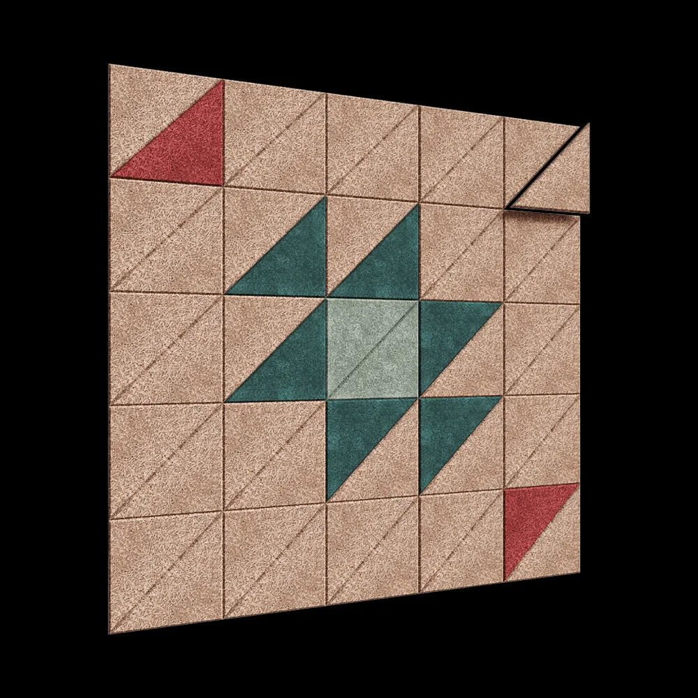 BAUX – Acoustic Wood Wool Triangle Big 3ds Max