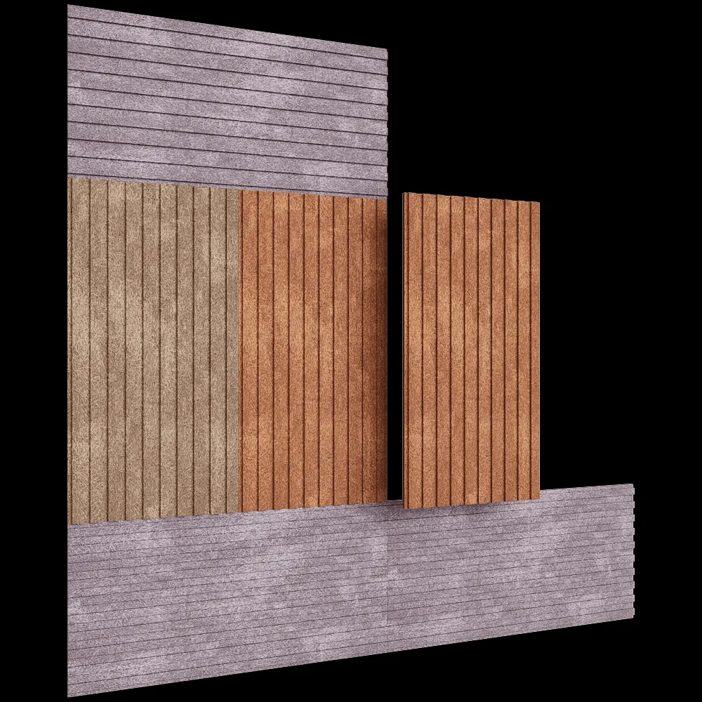 BAUX – Ceiling Acoustic Pinstripe 3ds Max