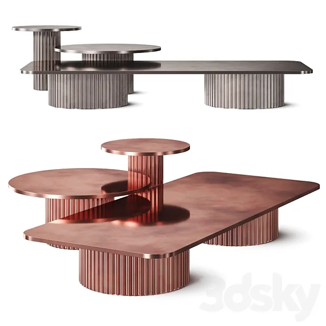 Baxter Allure Coffee Tables 3DSMax File