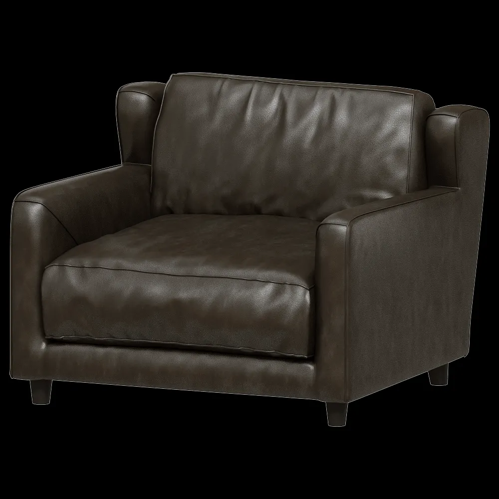 BAXTER – Armchair Bergere Longe 3ds Max