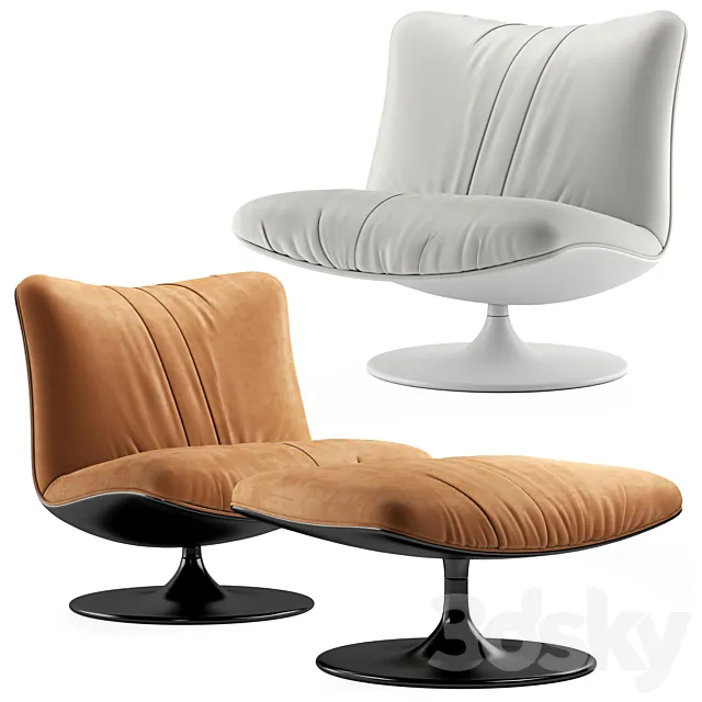 Baxter armchair Marilyn 3ds Max
