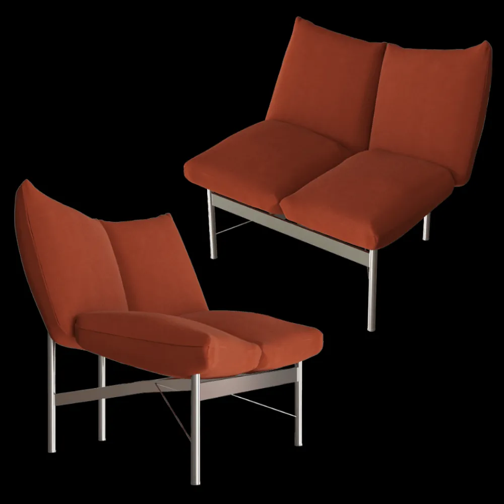 BAXTER – Armchair Pillow 3ds Max