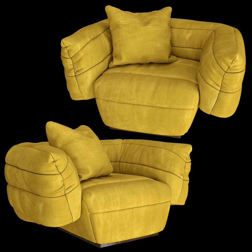 BAXTER – Armchair Tactile 3ds Max