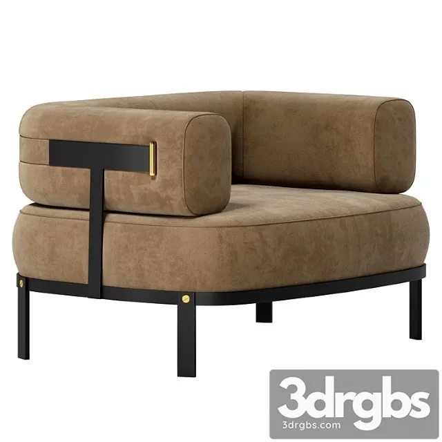 Baxter belt armchair