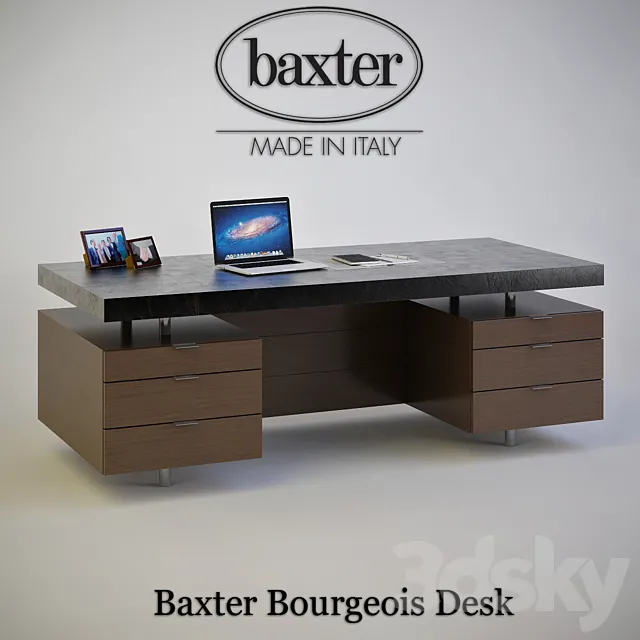 Baxter Bourgeois desk 3DS Max Model