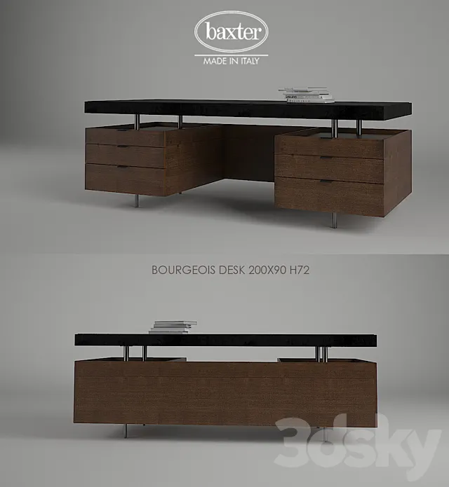 Baxter BOURGEOIS DESK 3ds Max