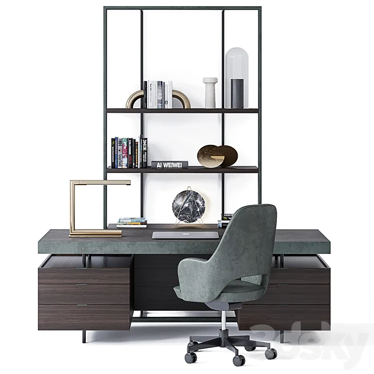 Baxter Bourgeois Office set 3DS Max Model