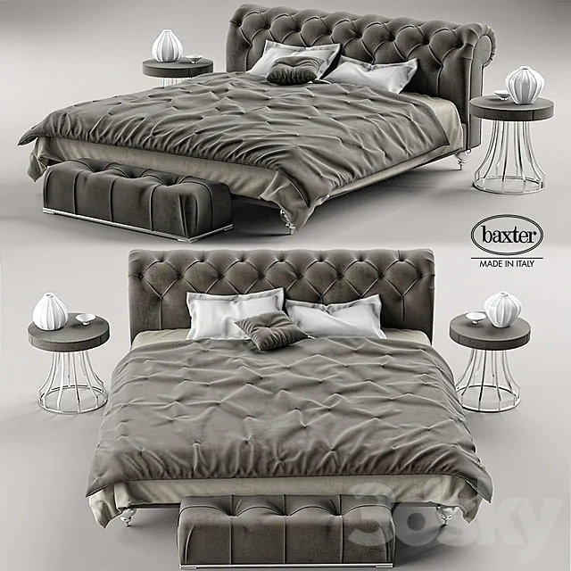 BAXTER CASPER BED 3DS Max Model