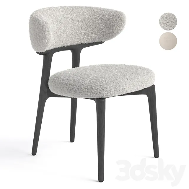 Baxter Clotilde chair 3DS Max Model