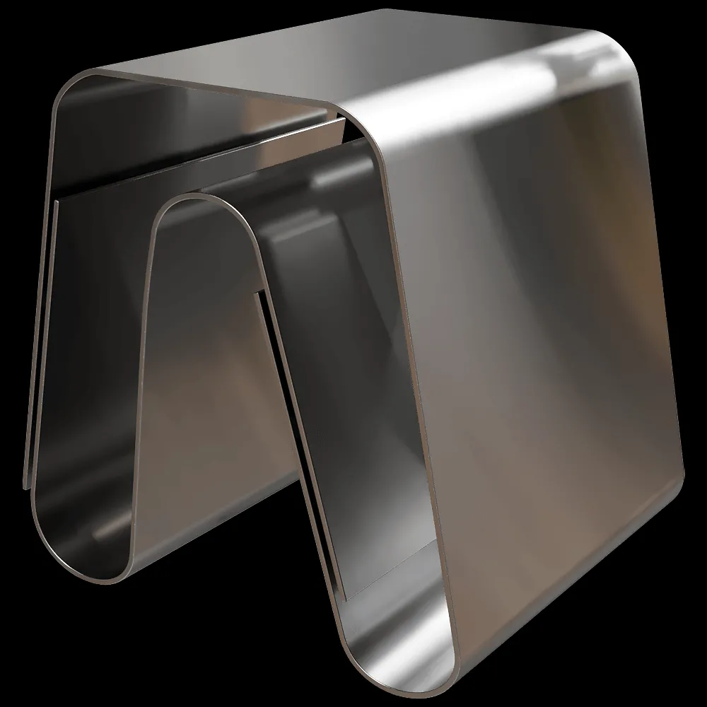 BAXTER – Coffee table Dune chrome 3ds Max