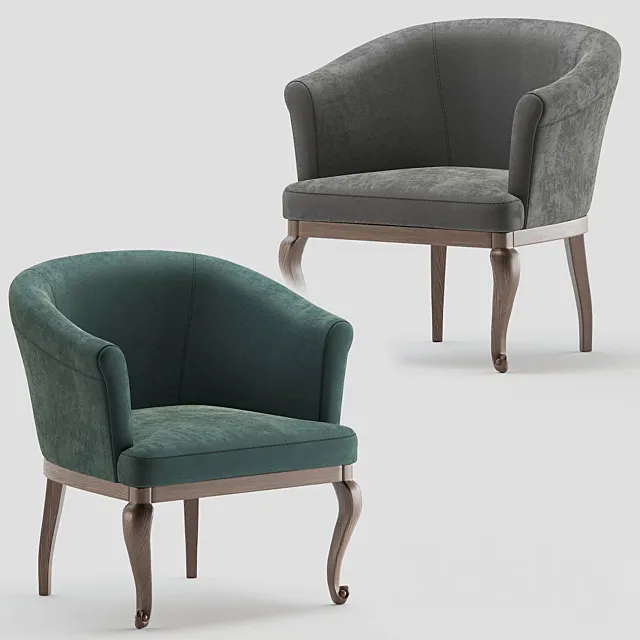 Baxter dall poltrona armchair 3DS Max Model