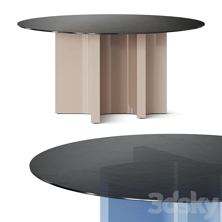 Baxter Dharma Dining Table 3DS Max Model