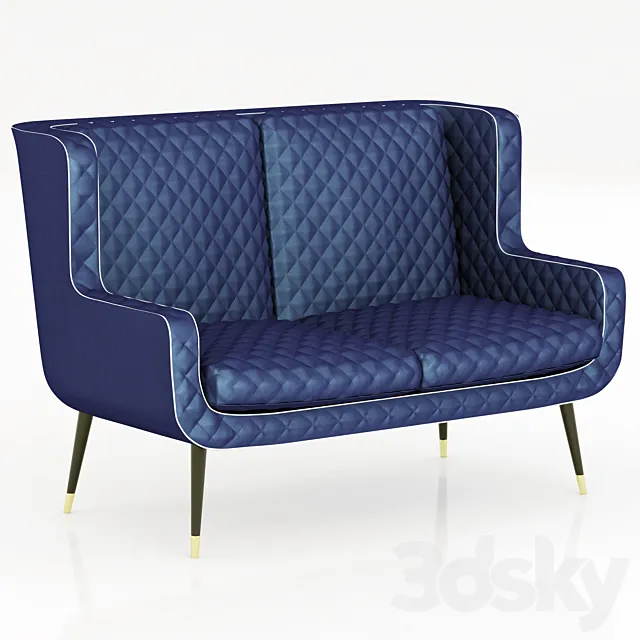 Baxter Dolly Sofa 3ds Max